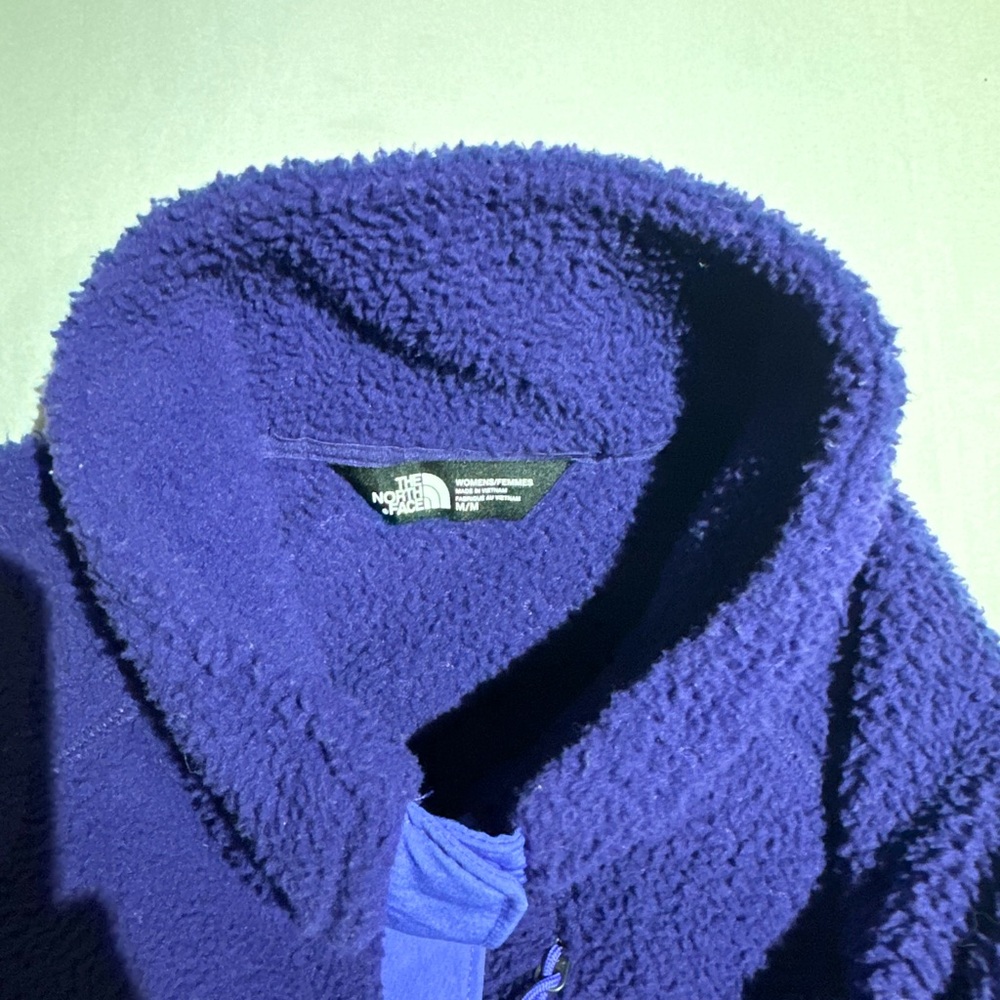 The North Face Purple Pullover 1/4 Button Up Women’s Medium - Picture 5 of 8